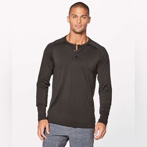 Lululemon Men’s Metal Bent Tech Henley black